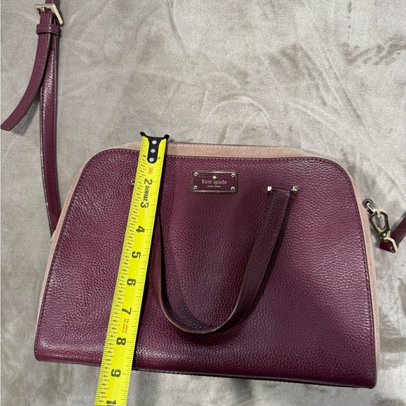 Kate Spade Purple and Tan Satchel Bag - Picture 11 of 13